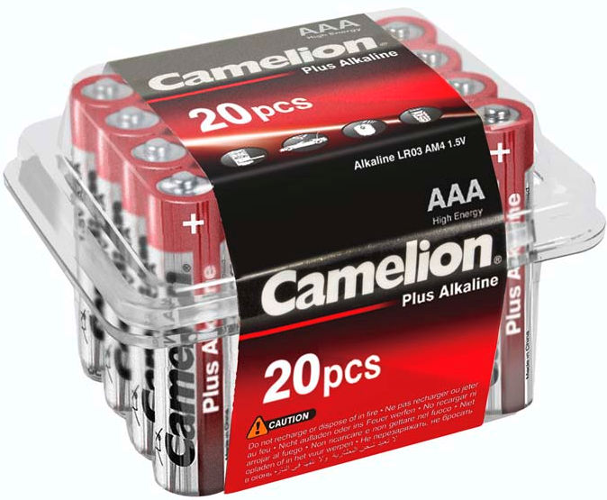 Battery Sales Europe Plus alkaline aaa lr03 batterij box 24 stuks