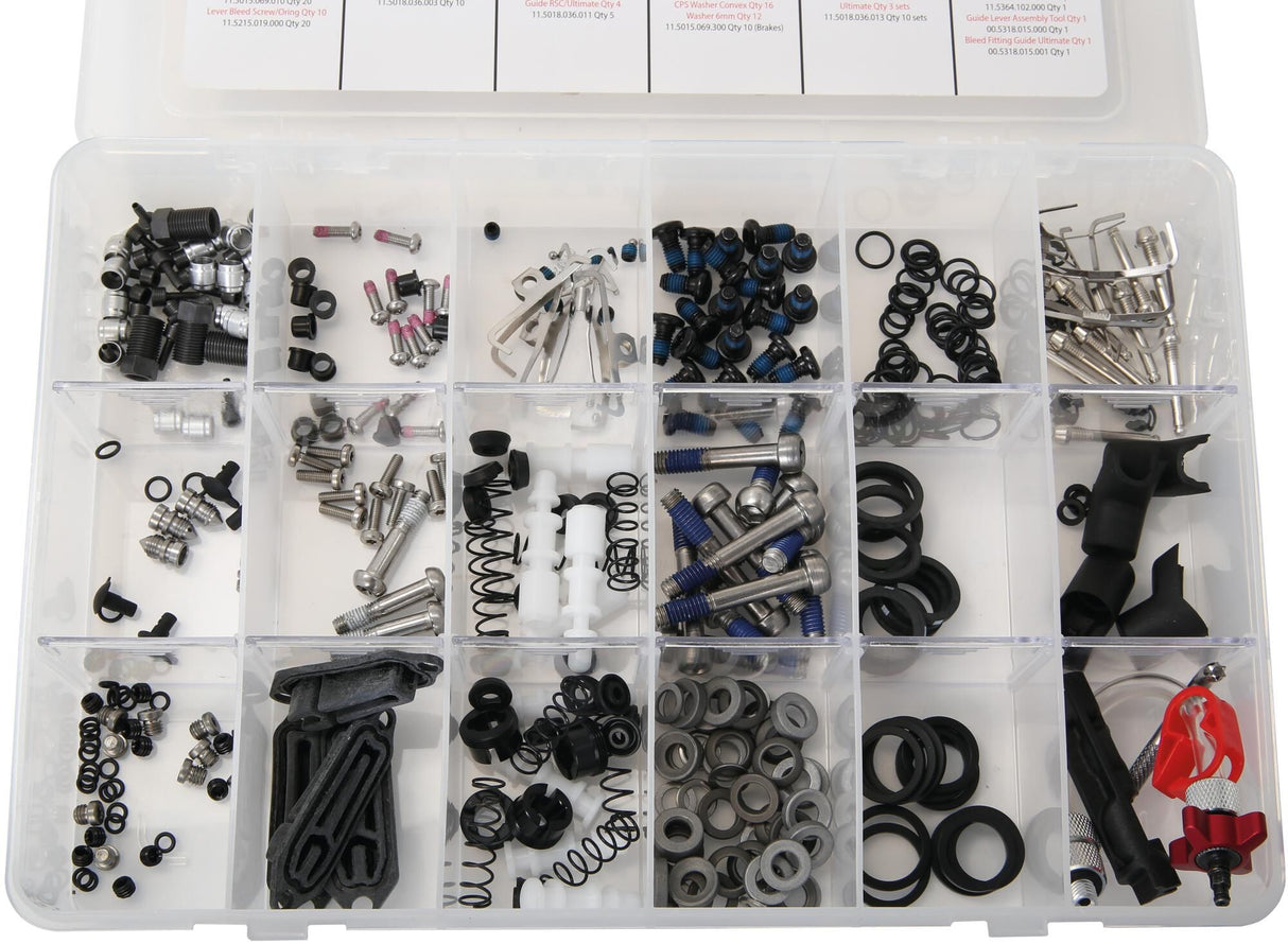 Sram onderdelen box voor schijfremmen guide spare part box guide f. disc brake