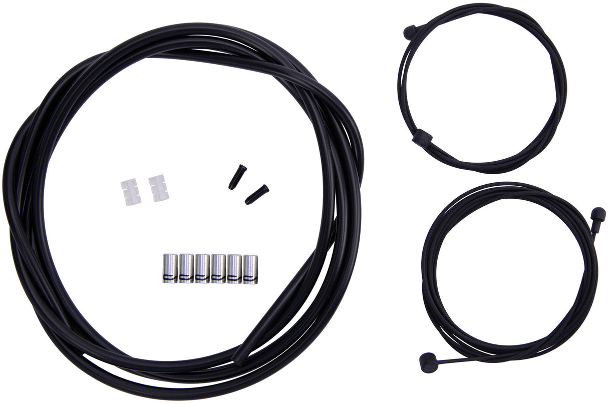 Contec remkabelset stop++ ct remkabelset stop++ staal fr+rear compl zwart