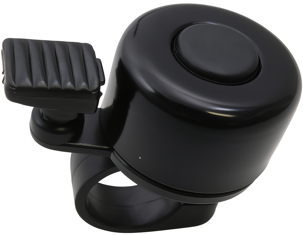 Edge fietsbel mini ø35mm - zwart (op kaart)