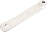 Edge crankarm links atb 170mm aluminium - zilver