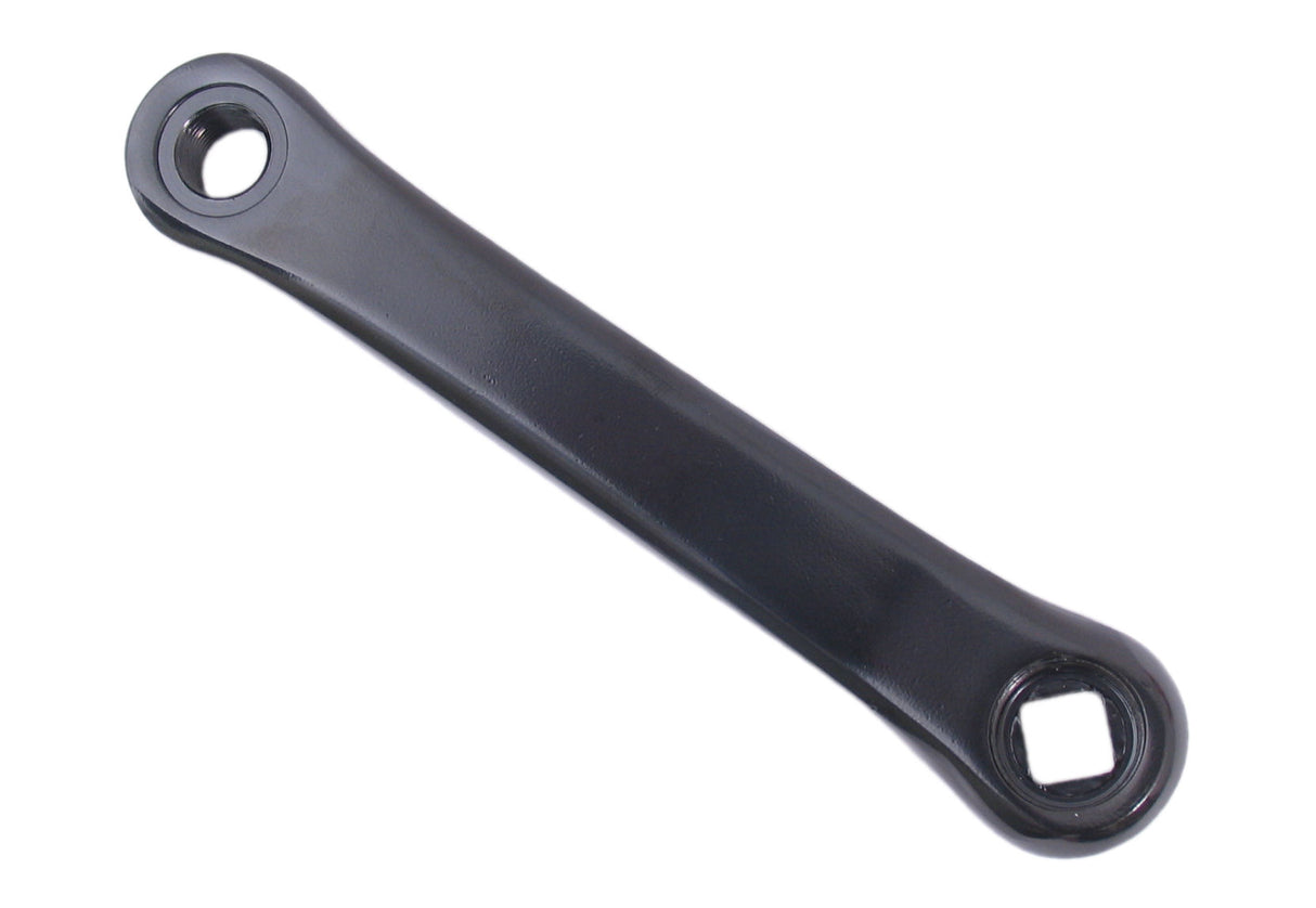 Dotek crankarm links 152mm aluminium - zwart