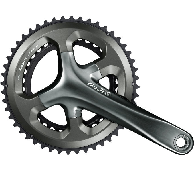 Shimano crankstel 2 x 10 speed tiagra fc-4700 - 172,5 50-34t met holle as - zwart