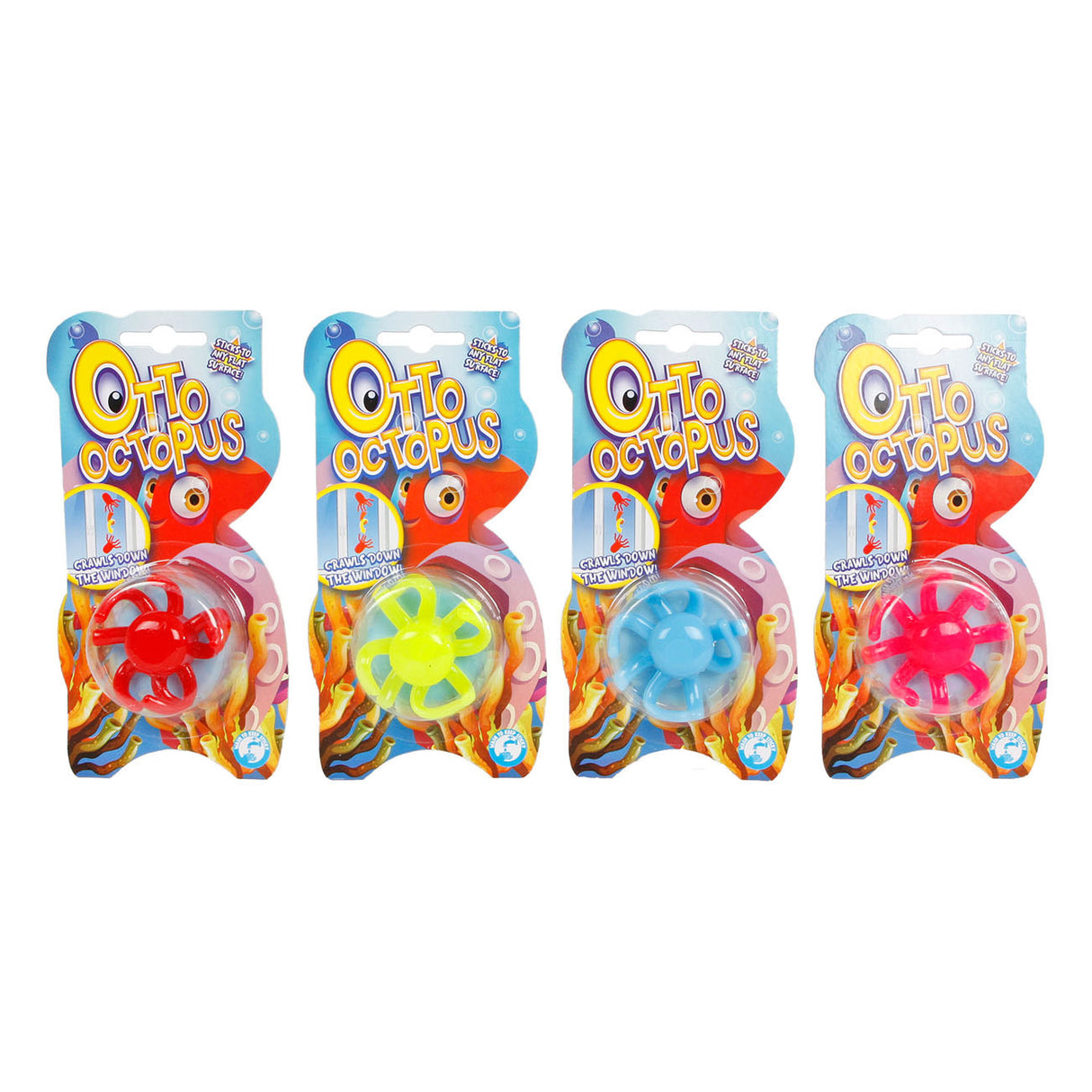 Raamklever sticky otto de octopus