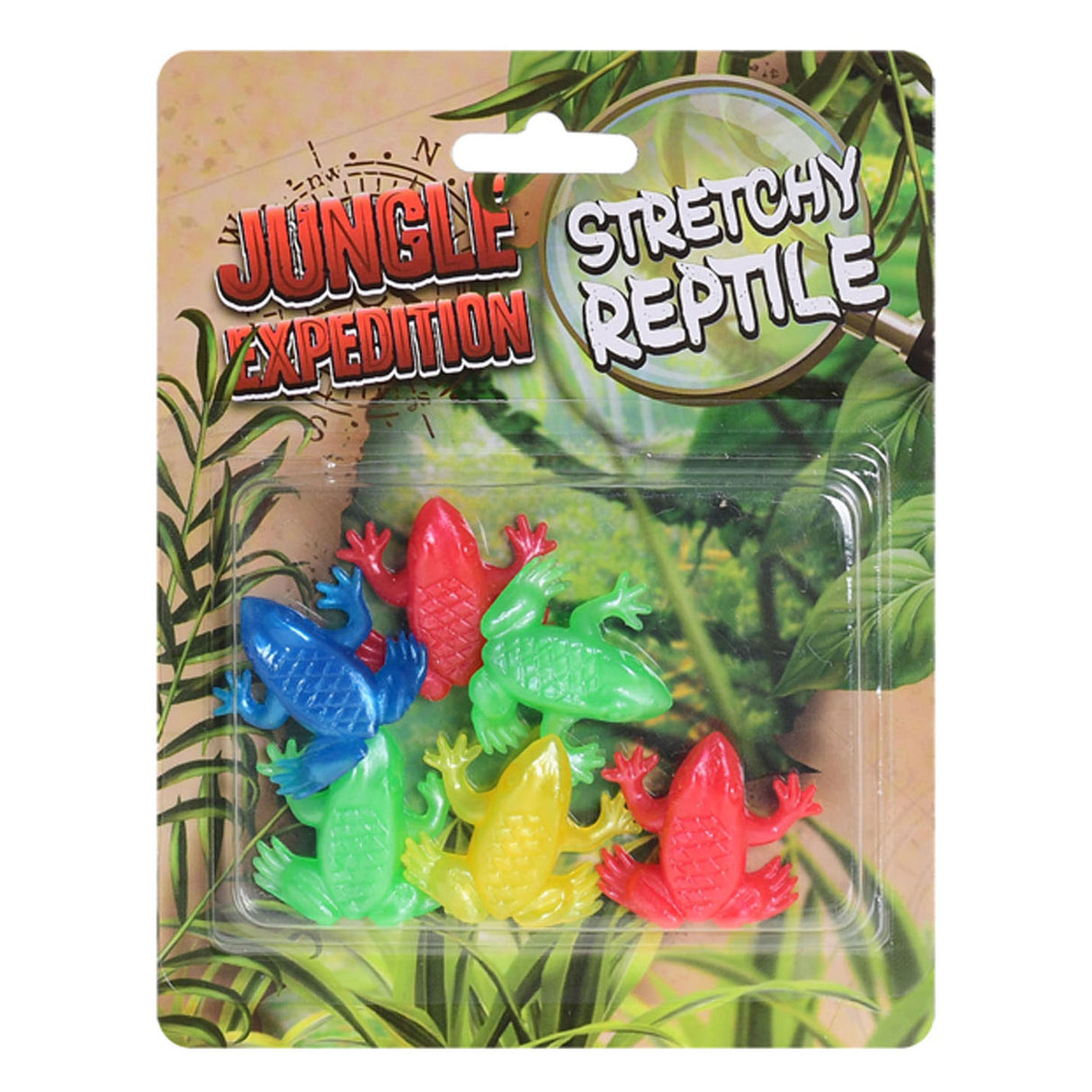 Jungle expedition stretch reptielen. 6st.