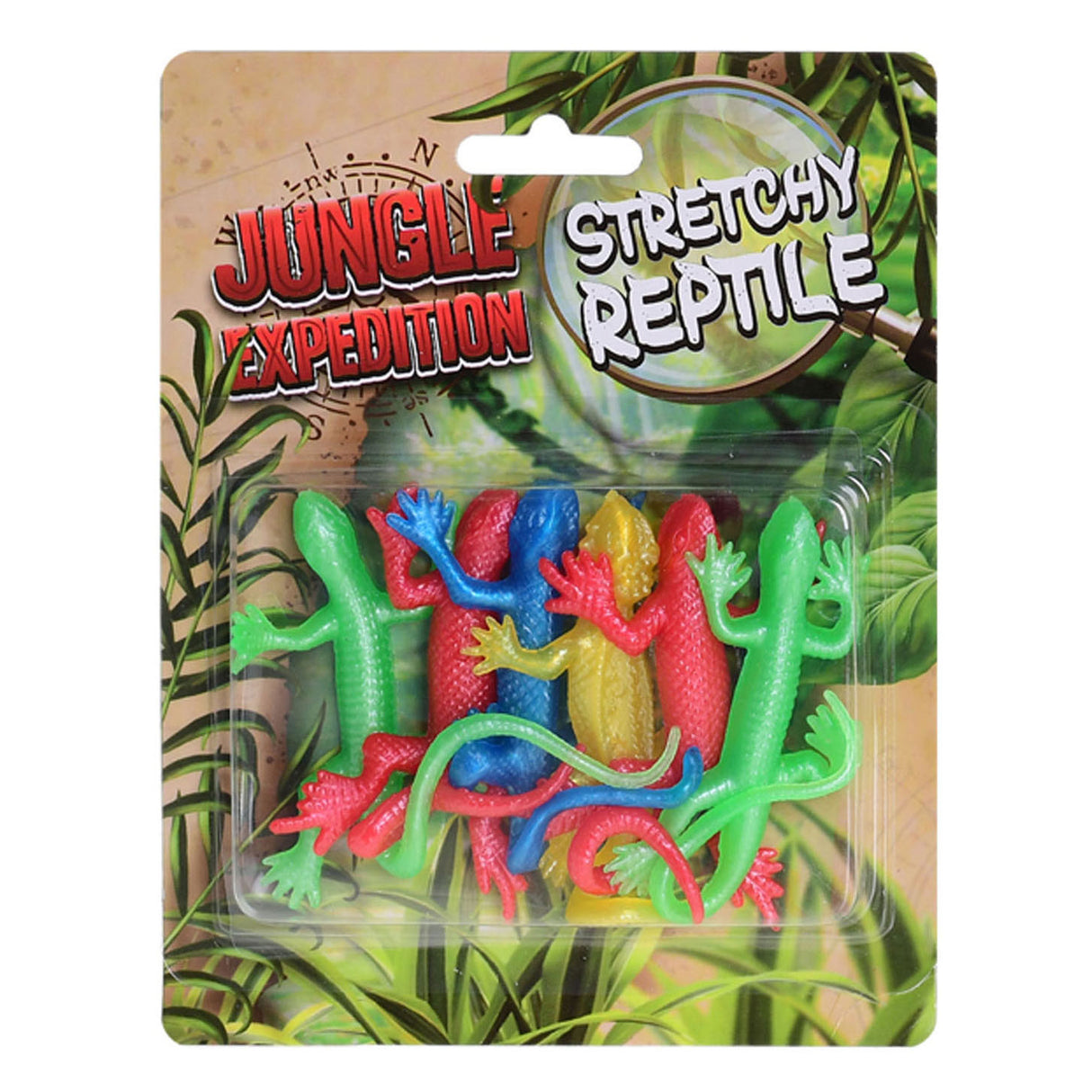 Jungle expedition stretch reptielen. 6st.