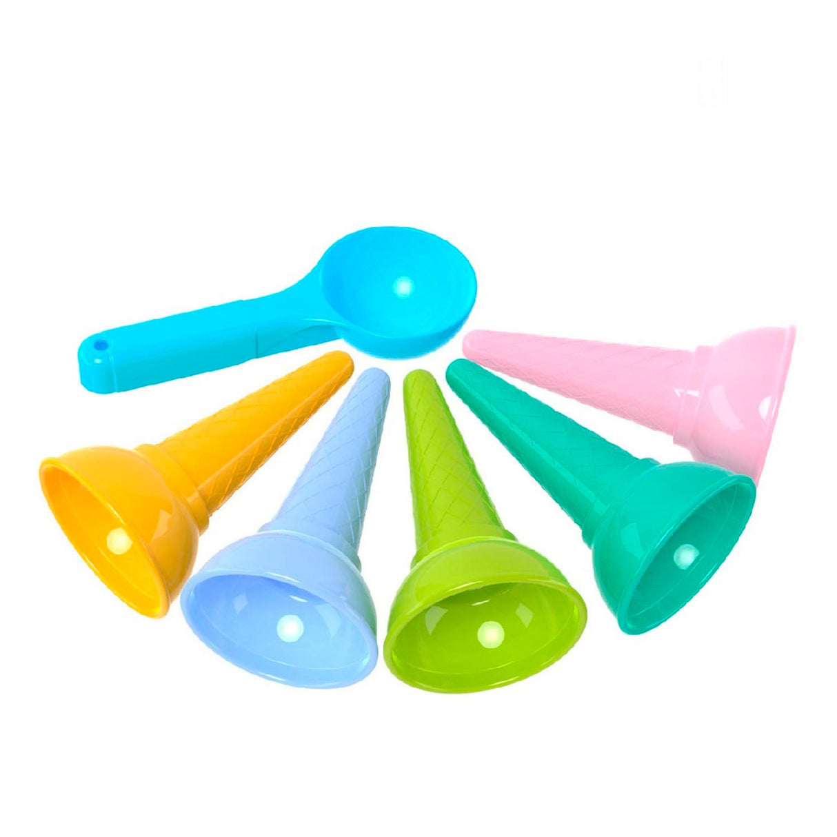 Sun fun zand speelset ijsjes, 6dlg