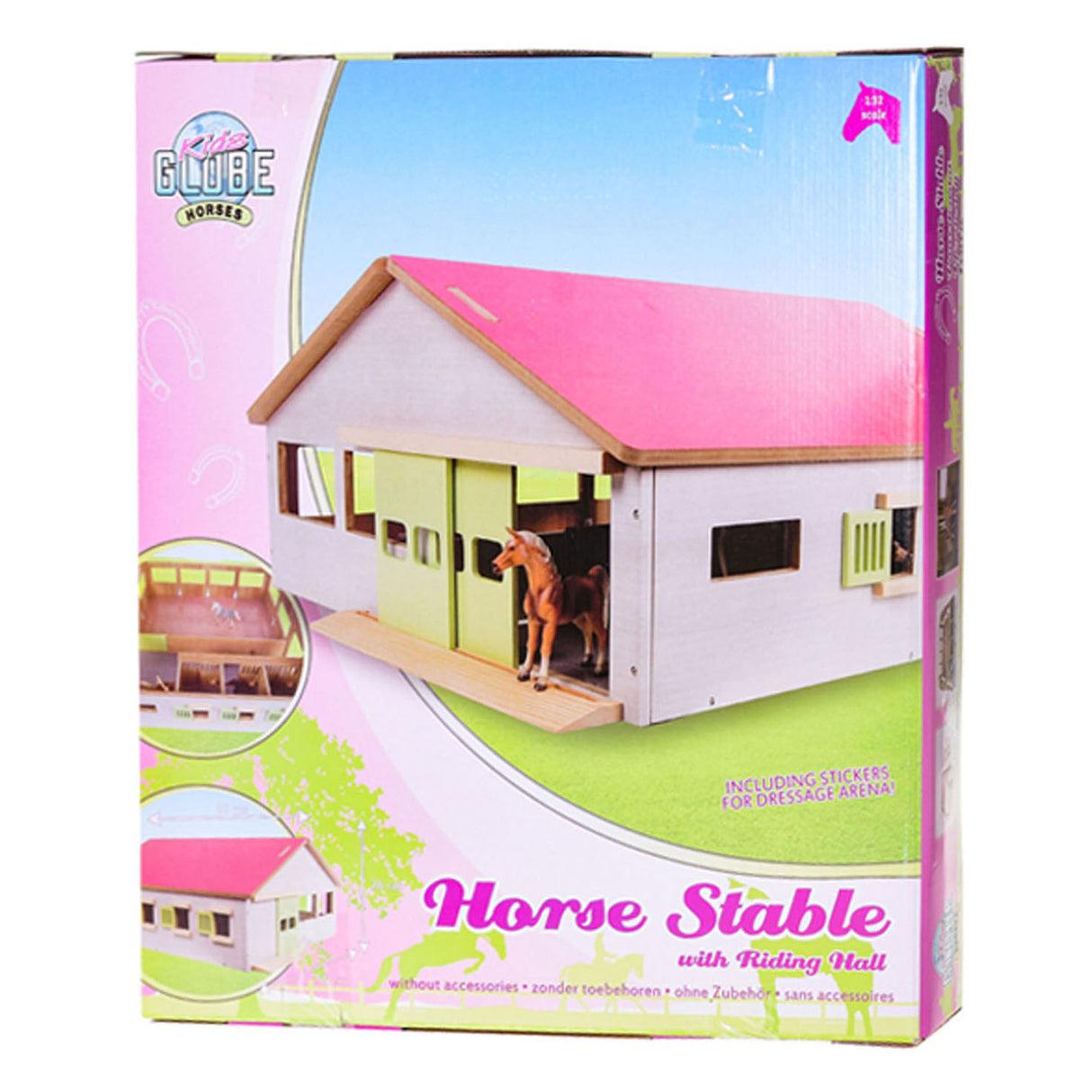 Kids Globe Globe Luxe Paardenstal 1:32