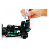 Roadstar c formula bestuurbare race auto met rook en licht 2.4ghz , 22cm