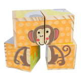 Houten blokpuzzel dieren fsc, 4st.