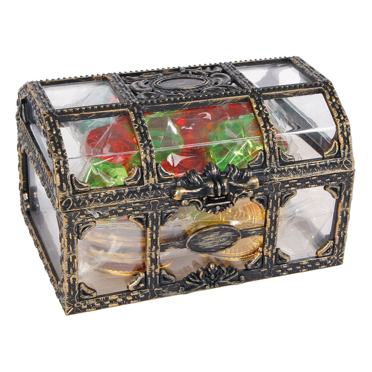 Destination deep schatkist met munten en diamanten, 61dlg.
