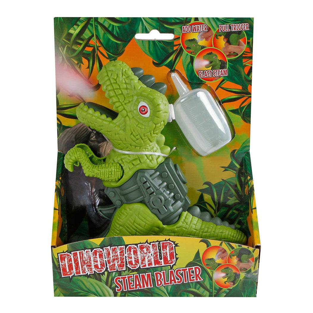 Dinoworld dinosaurus met stoom licht en geluid, 17cm