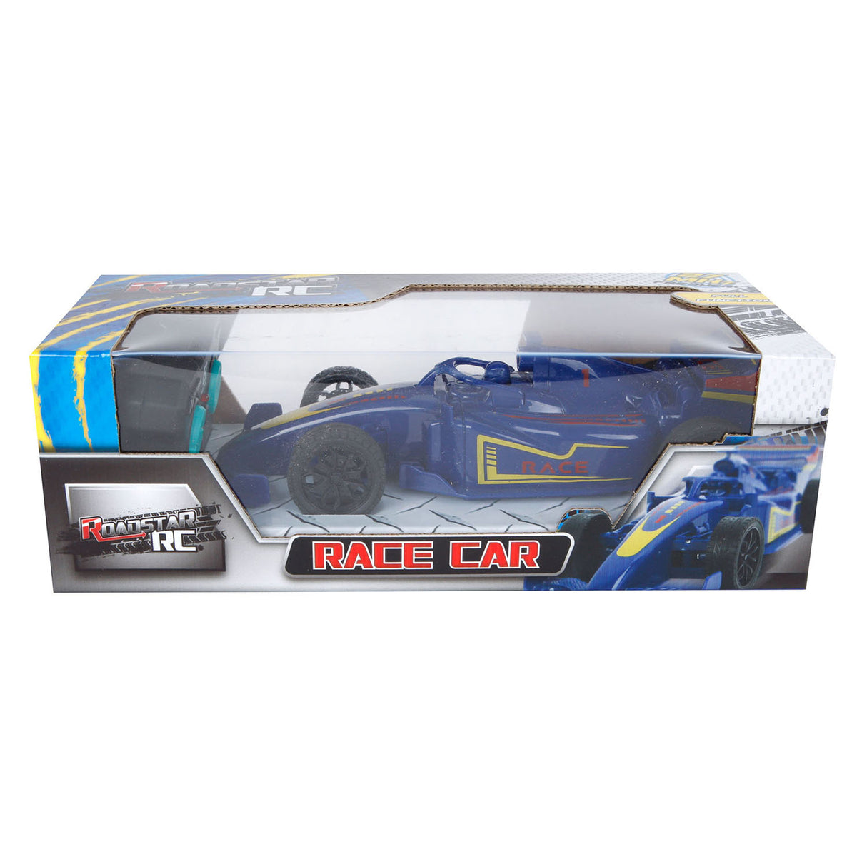 Rc roadstar bestuurbare formula raceauto 27mhz, 19,5cm