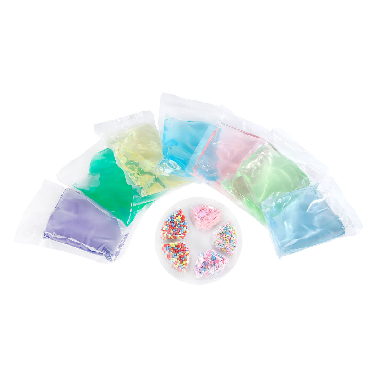 Mix je eigen eenhoorn putty met glitter en kralen, 700gram