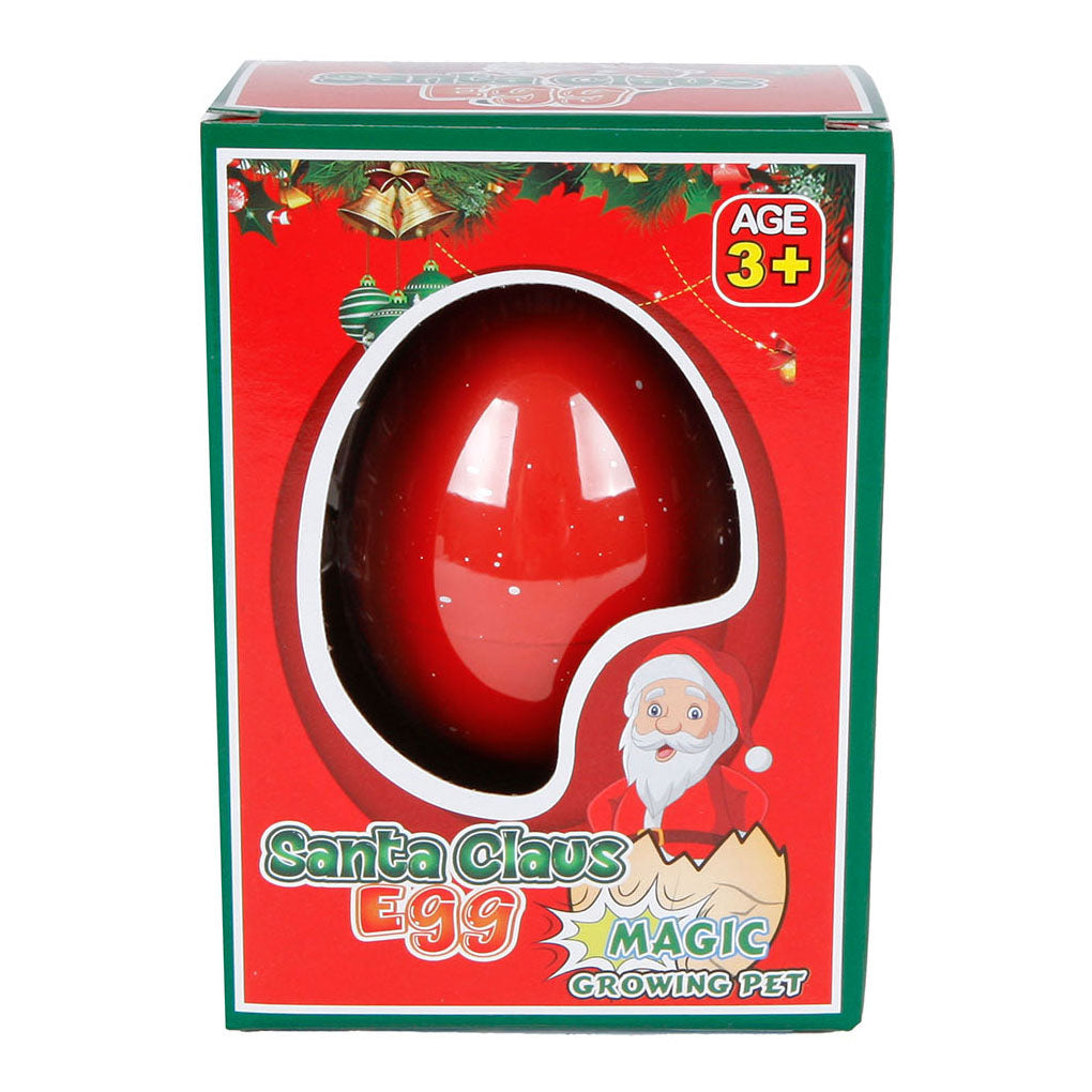 Groei-ei kerstman sneeuwpop, 6cm