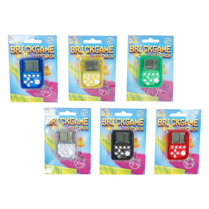 Spel mini brickgame sleutelhanger met 26 spellen