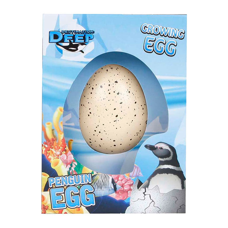 Destination deep ei met groeiende pinguin, 6cm