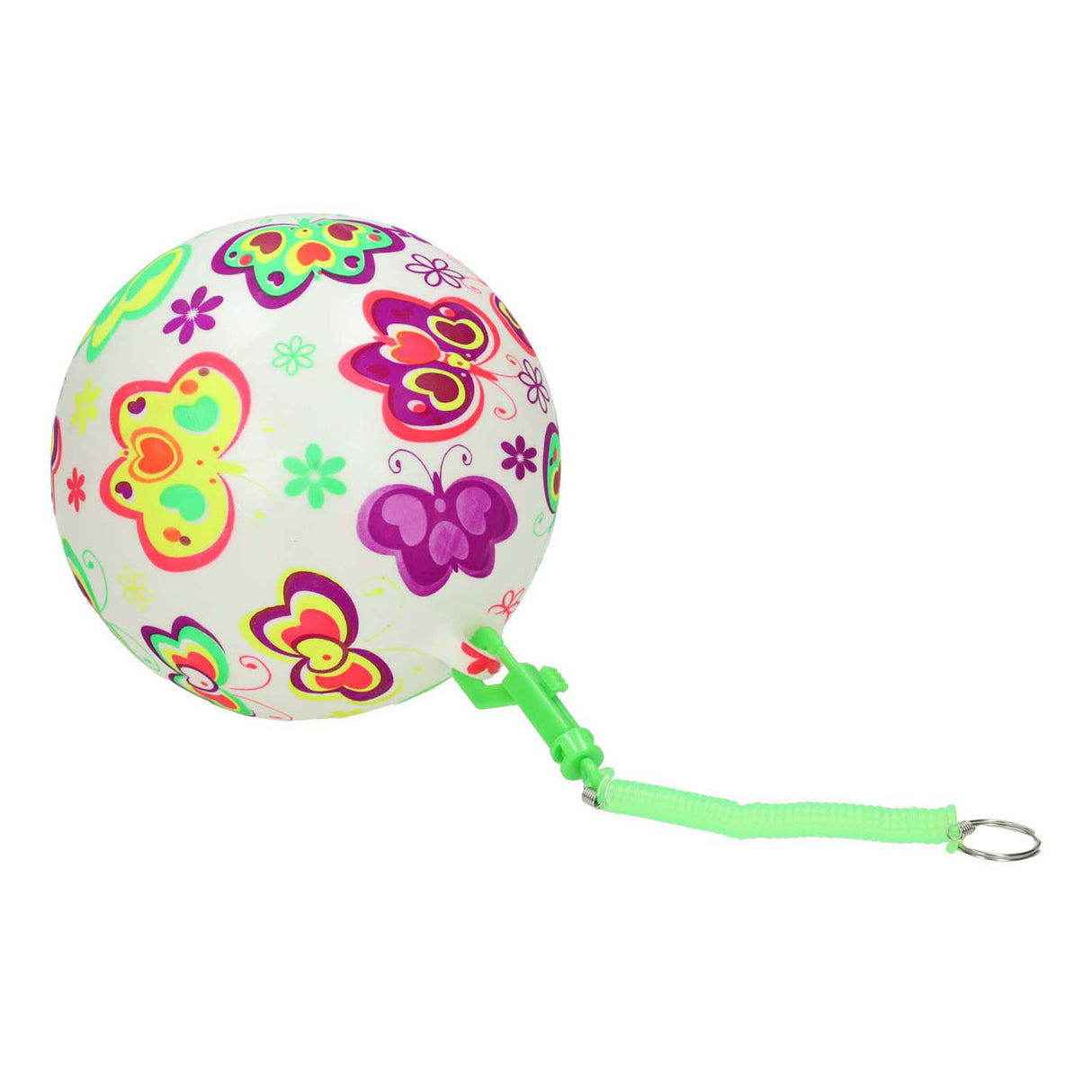 Gametime bal met vlinders aan koord, 21cm