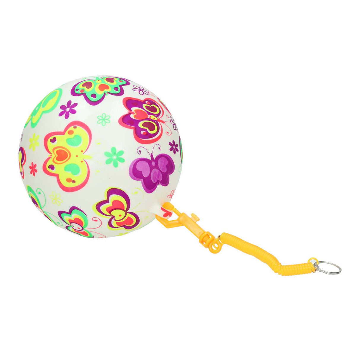 Gametime bal met vlinders aan koord, 21cm