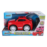 Rc bestuurbare auto roadstar rood 27mhz, 13,5cm