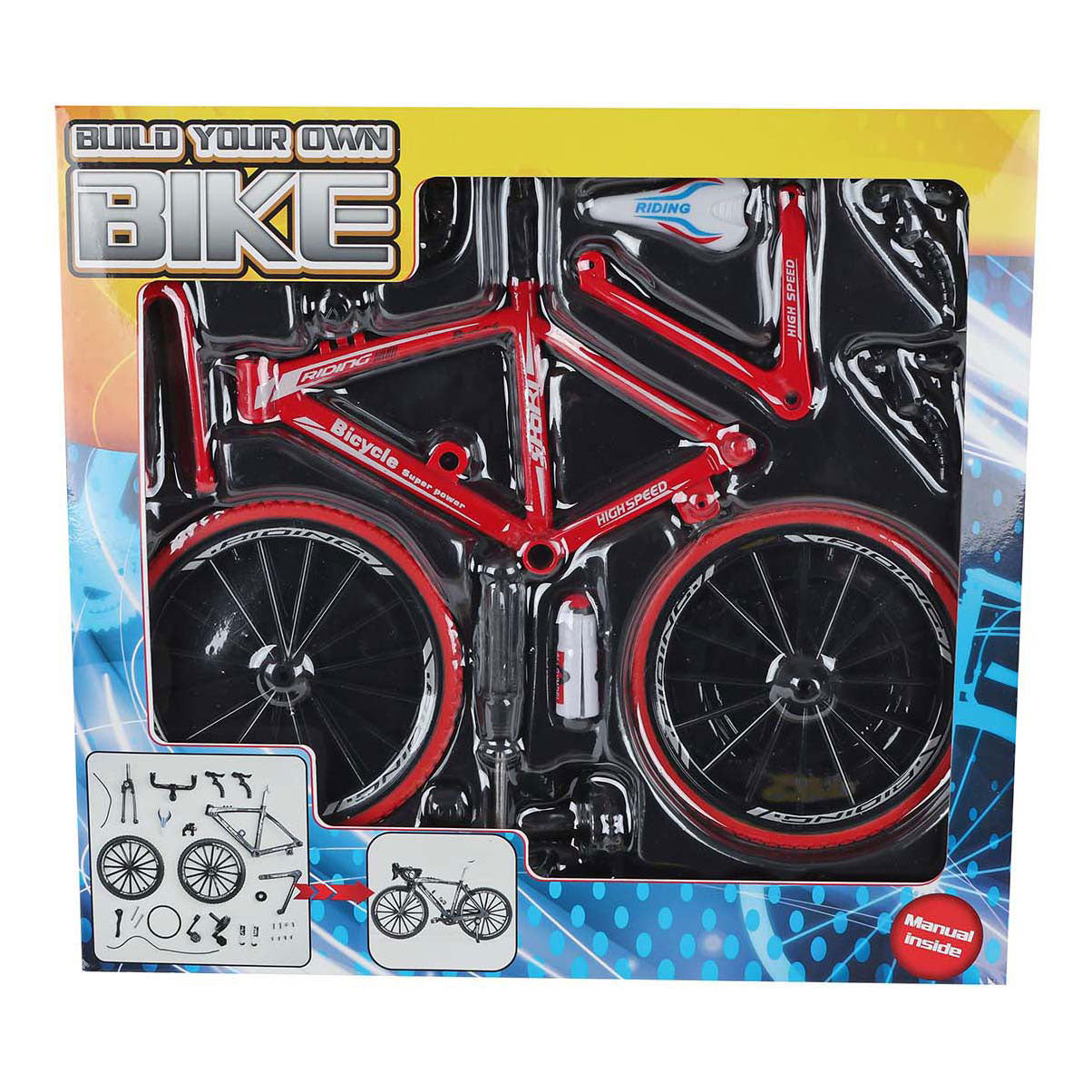 Racefiets gegoten bouwpakket, 19,5cm