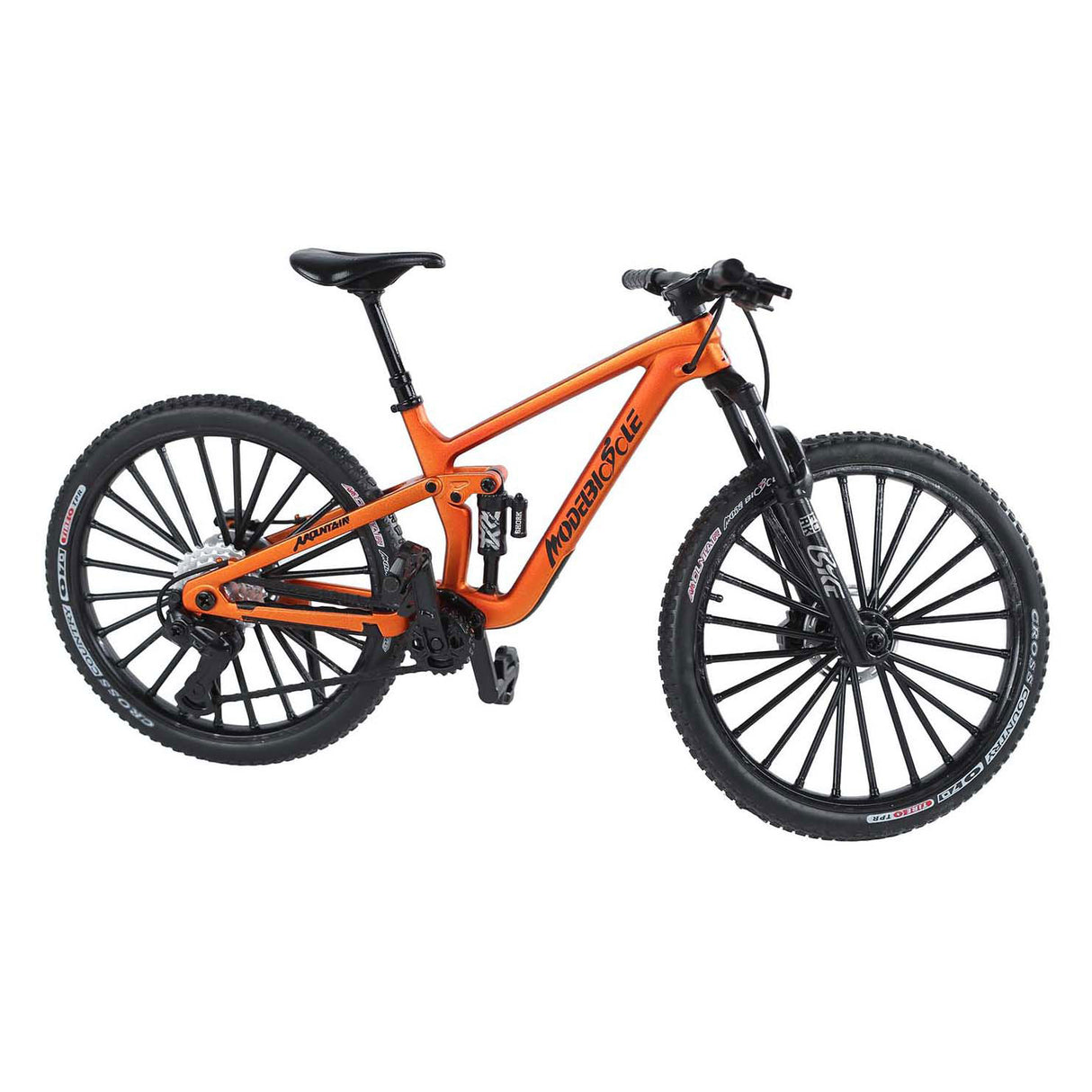 Moutain bike die-cast kleur, 20,5cm
