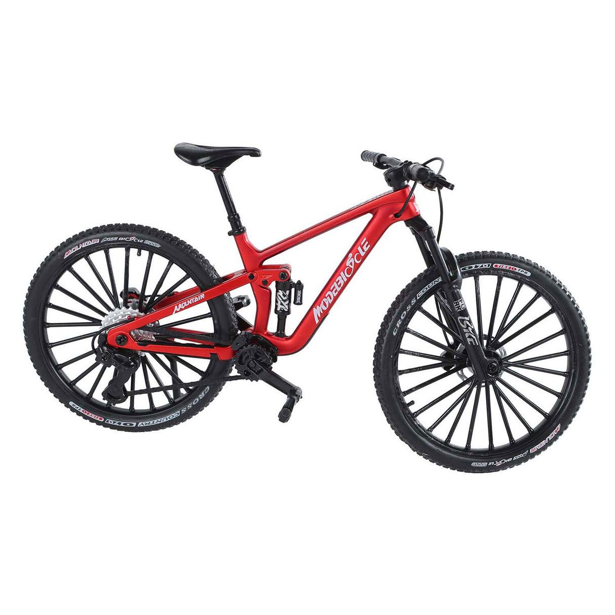 Moutain bike die-cast kleur, 20,5cm