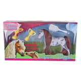 Horse friends speelfiguur paard met bekers