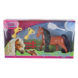 Horse friends speelfiguur paard met bekers