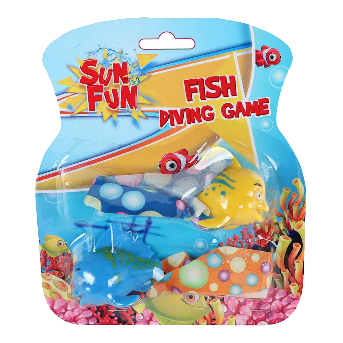 Sun fun duikspel vissen, 2st.