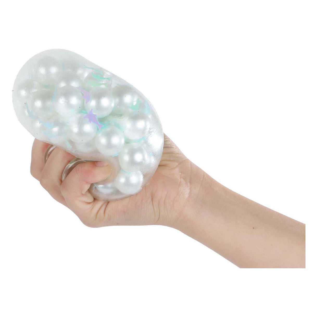 Glamour antistress knisper kralenbal, 9,5cm