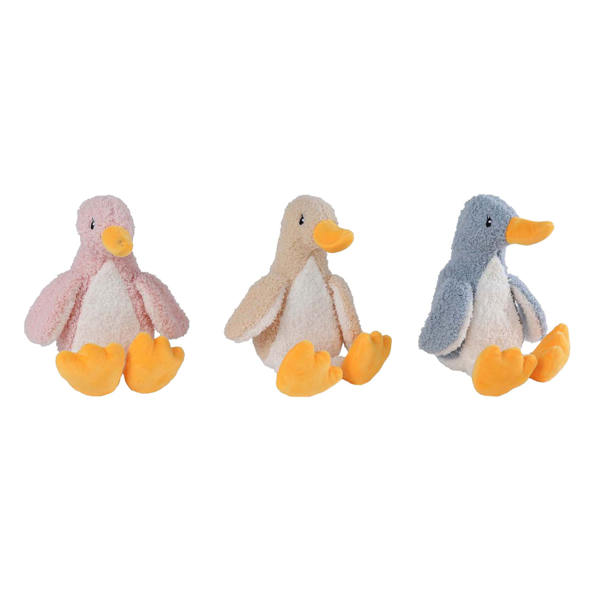 Mini club knuffel pluche - eend, 18cm