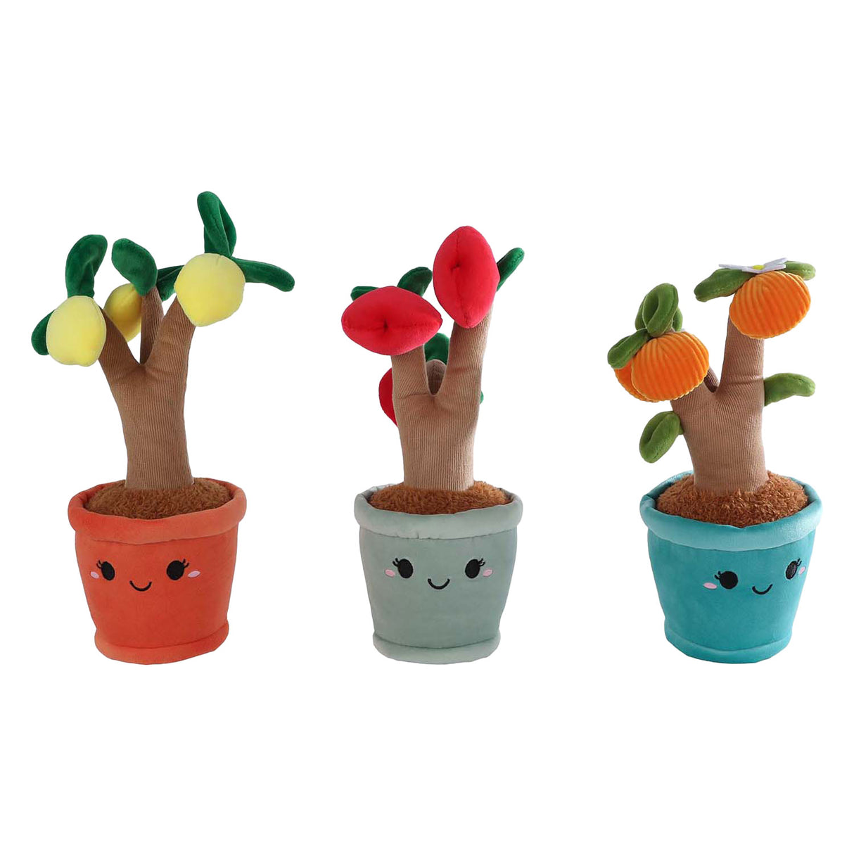 Take me home knuffel plant pluche - fruitboom, 28cm