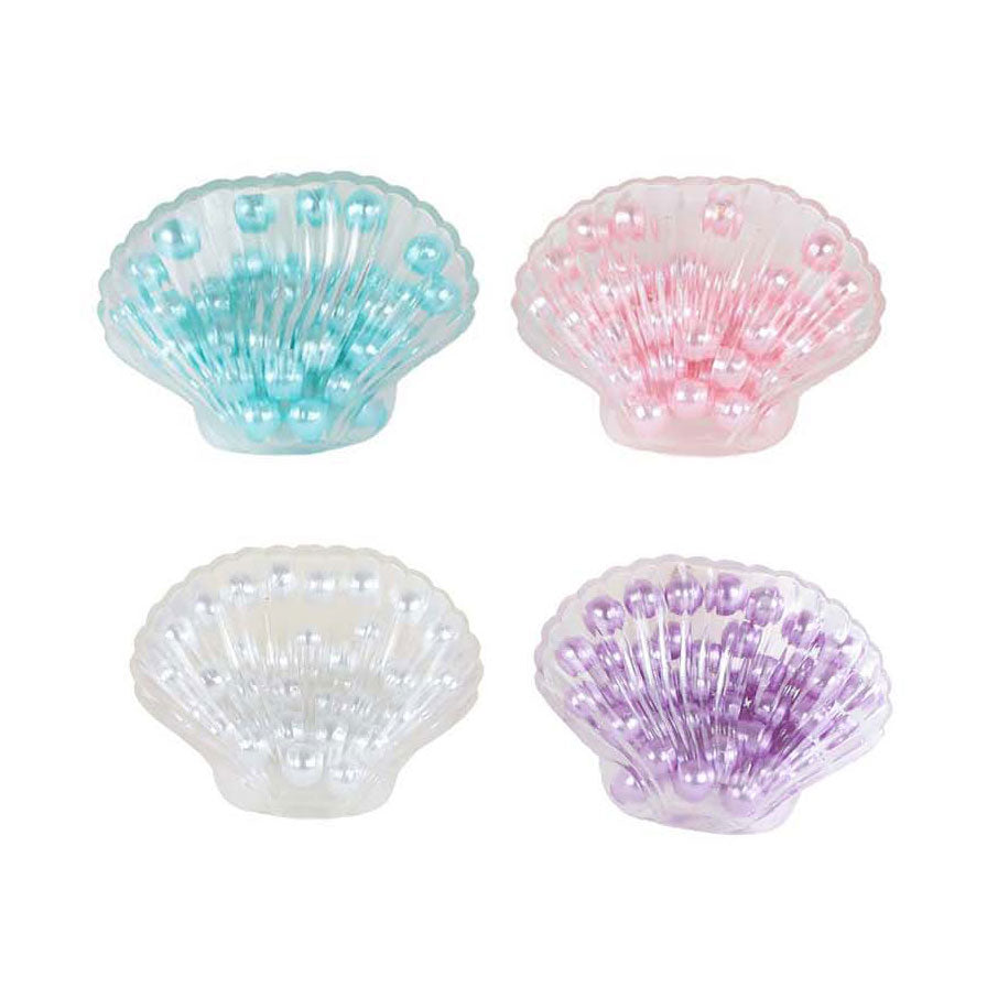 Destination deep schelp met knisperparels, 8,5cm