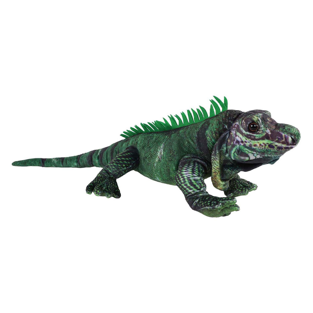 Jungle expedition leguaan knuffel pluche, 50cm