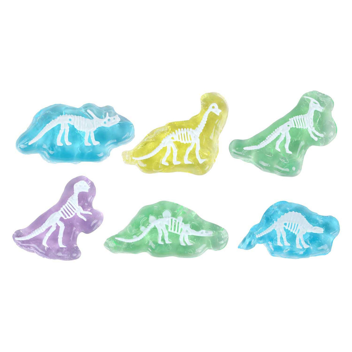 Dinoworld skelet met dinoslijm