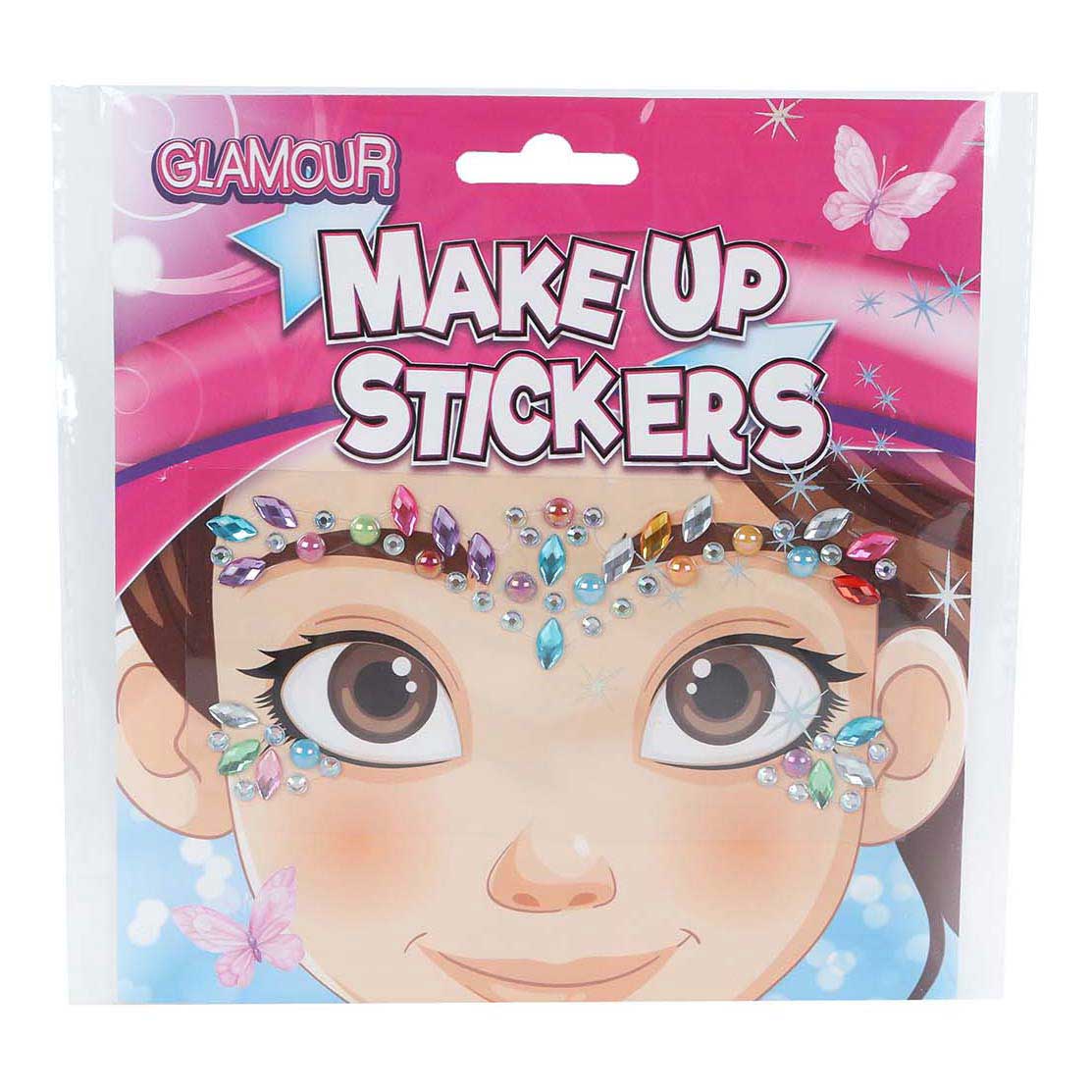 Glamour diamant make-up gezicht plakkertjes