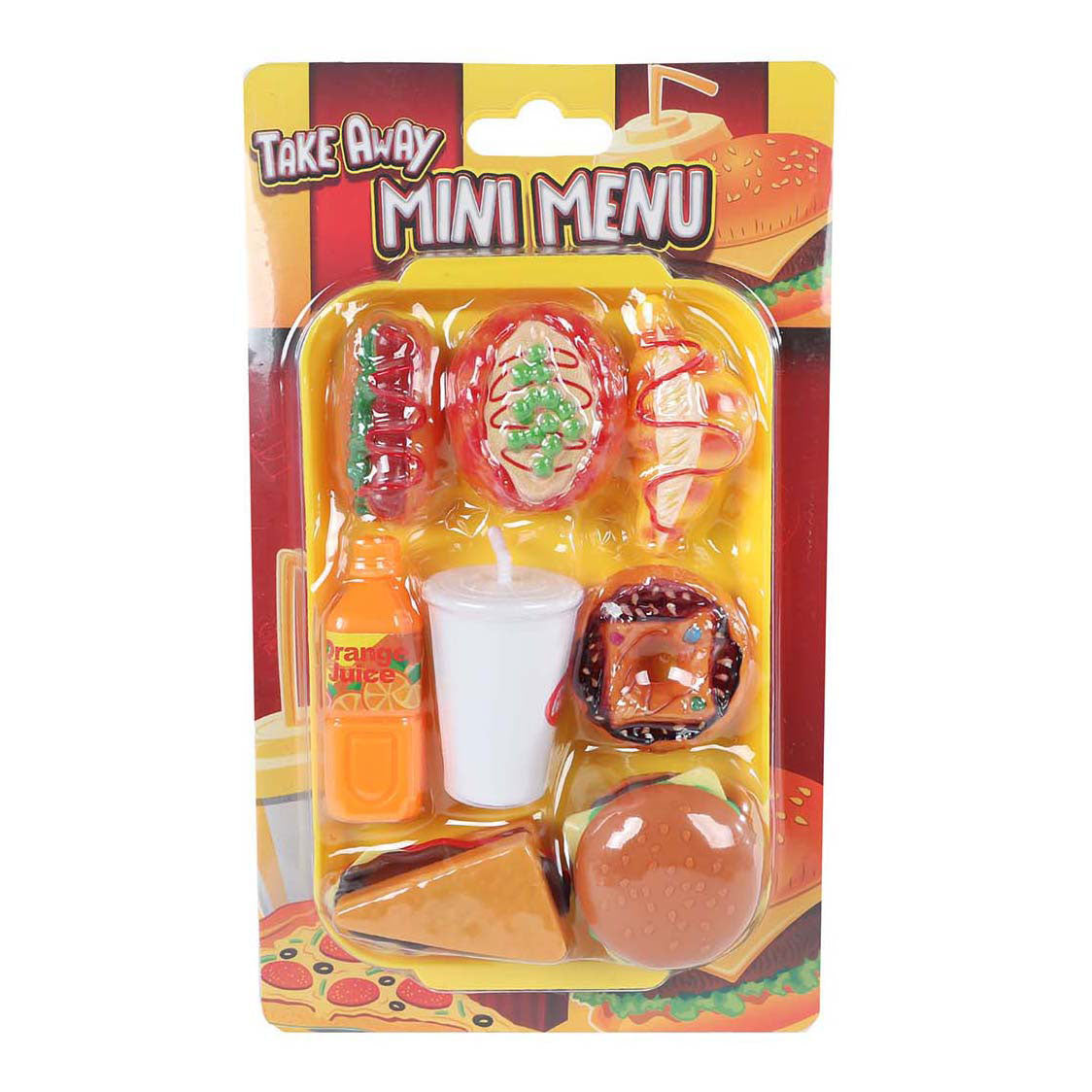 Speelset fastfood mini menu