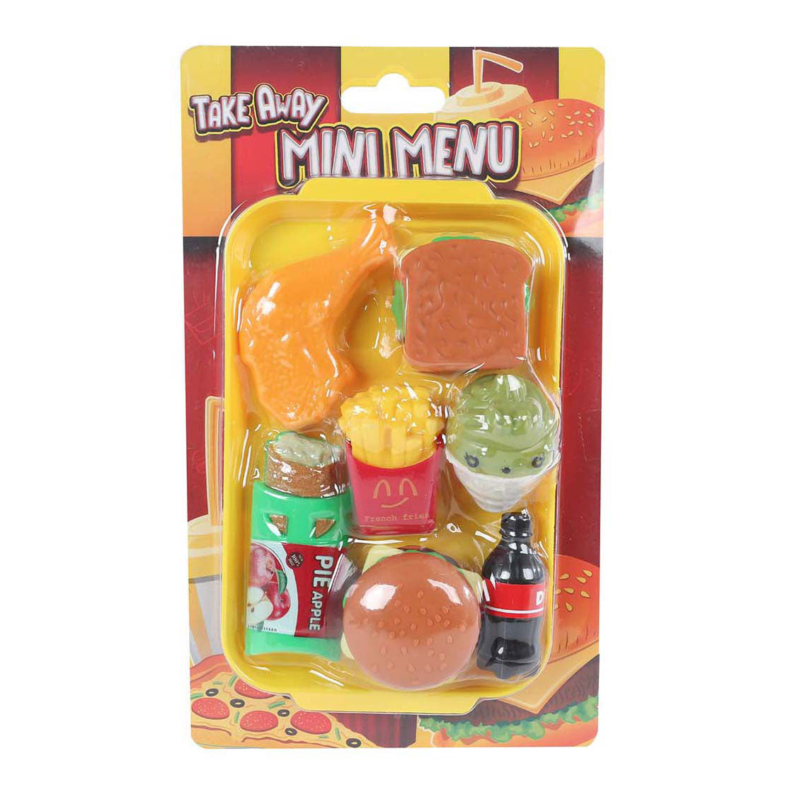 Speelset fastfood mini menu
