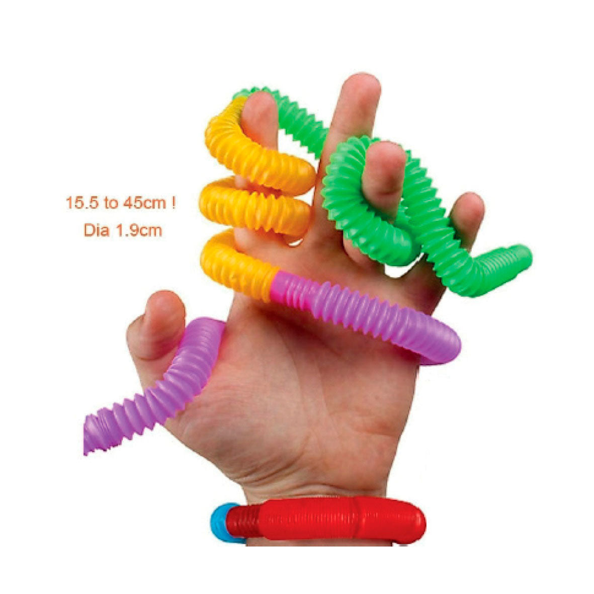 Fidget pop tubes, 3st.