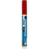 Creativ company glas- en porseleinstift, lijndikte 2-4 mm, dekkend, donkerrood, 1 stuk