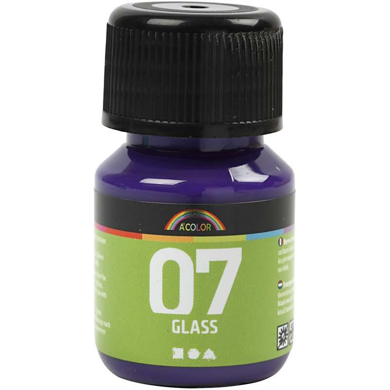 Permanente Glasverf - Rood Violet, 30ml