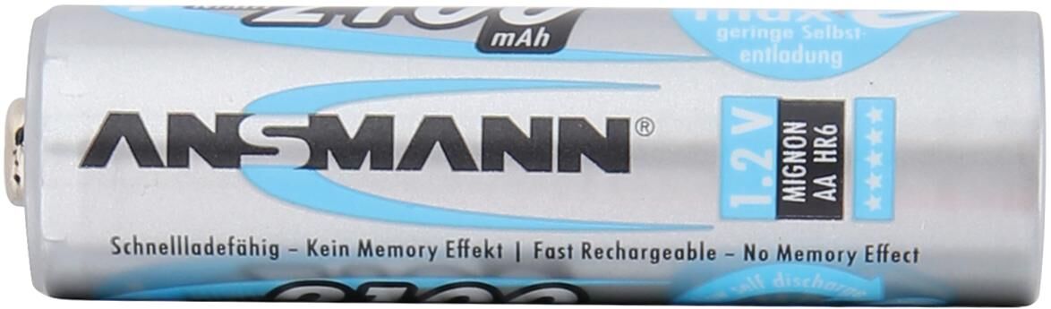 Ansmann accu's "maxe" rechargeable bat.ansmann maxe mignon 4piec.2100mah