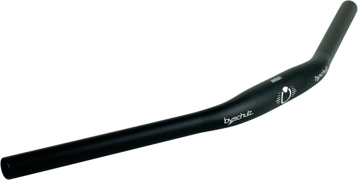 BY,SCHULZ stuur "Handlebar Urban"greepbreedte: 640mm, 0° rise, backsweep 23°, aluminium 6061 T6, e-bike ready, geanodiseerd zwart, zelfbedieningsverpakking