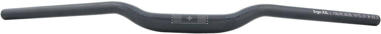 Ergotec Stuurbocht Ergo XXL 31,8mm 700mm mat zwart
