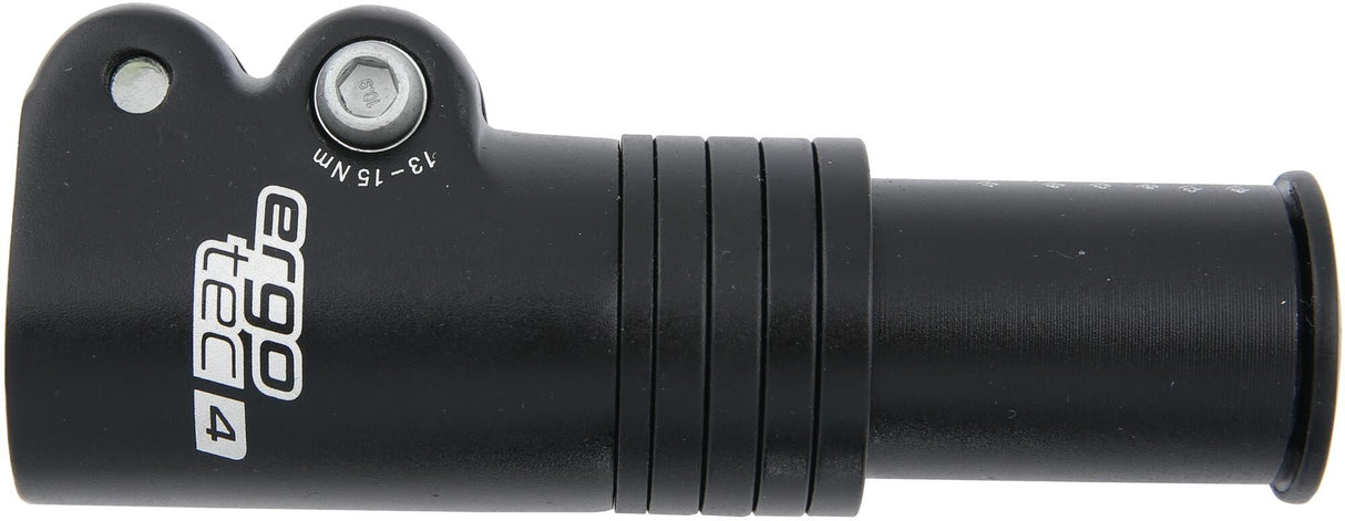 Stuurpen verlenger Ergotec Ahead 3 - 1-1 8 AL6061 T6 - zwart gezandstraald