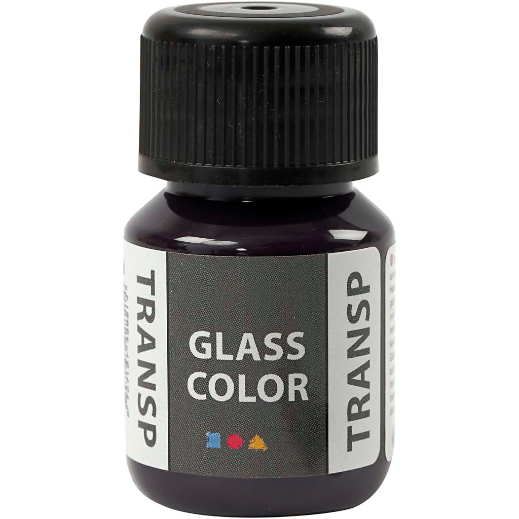 Creativ company glass color transparent, violet, 30 ml 1 fles