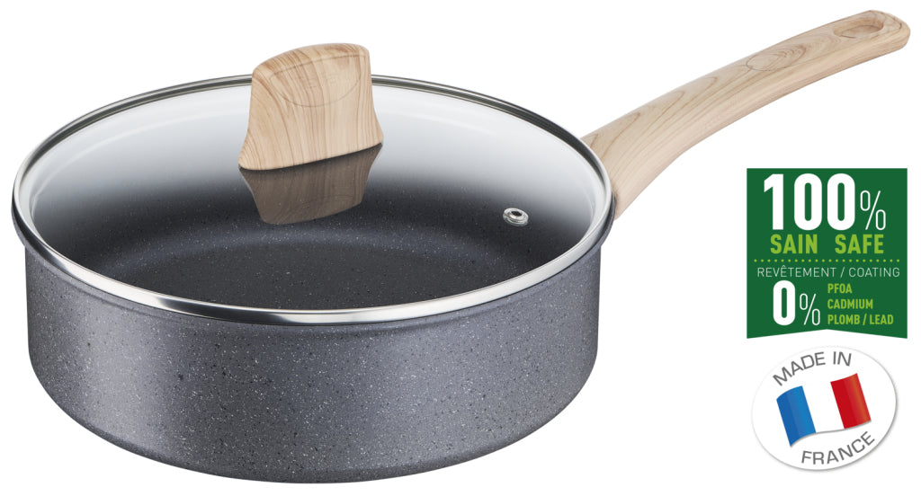 Tefal kookgerei tefal natural force hapjespan oslash; 24 cm met deksel