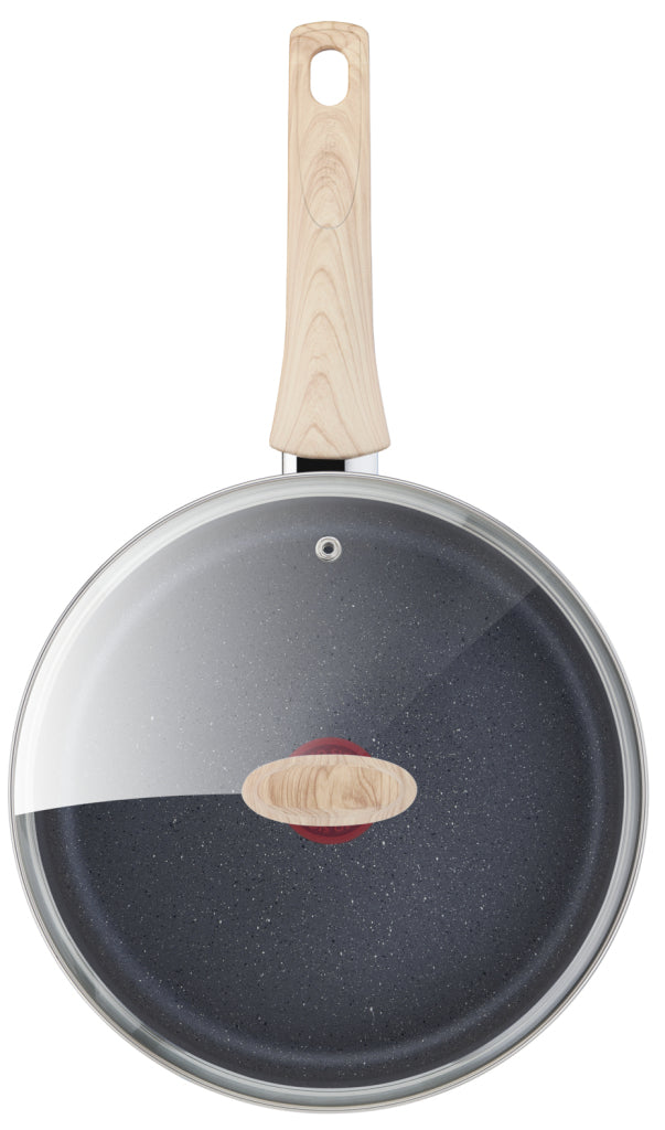 Tefal kookgerei tefal natural force hapjespan oslash; 24 cm met deksel