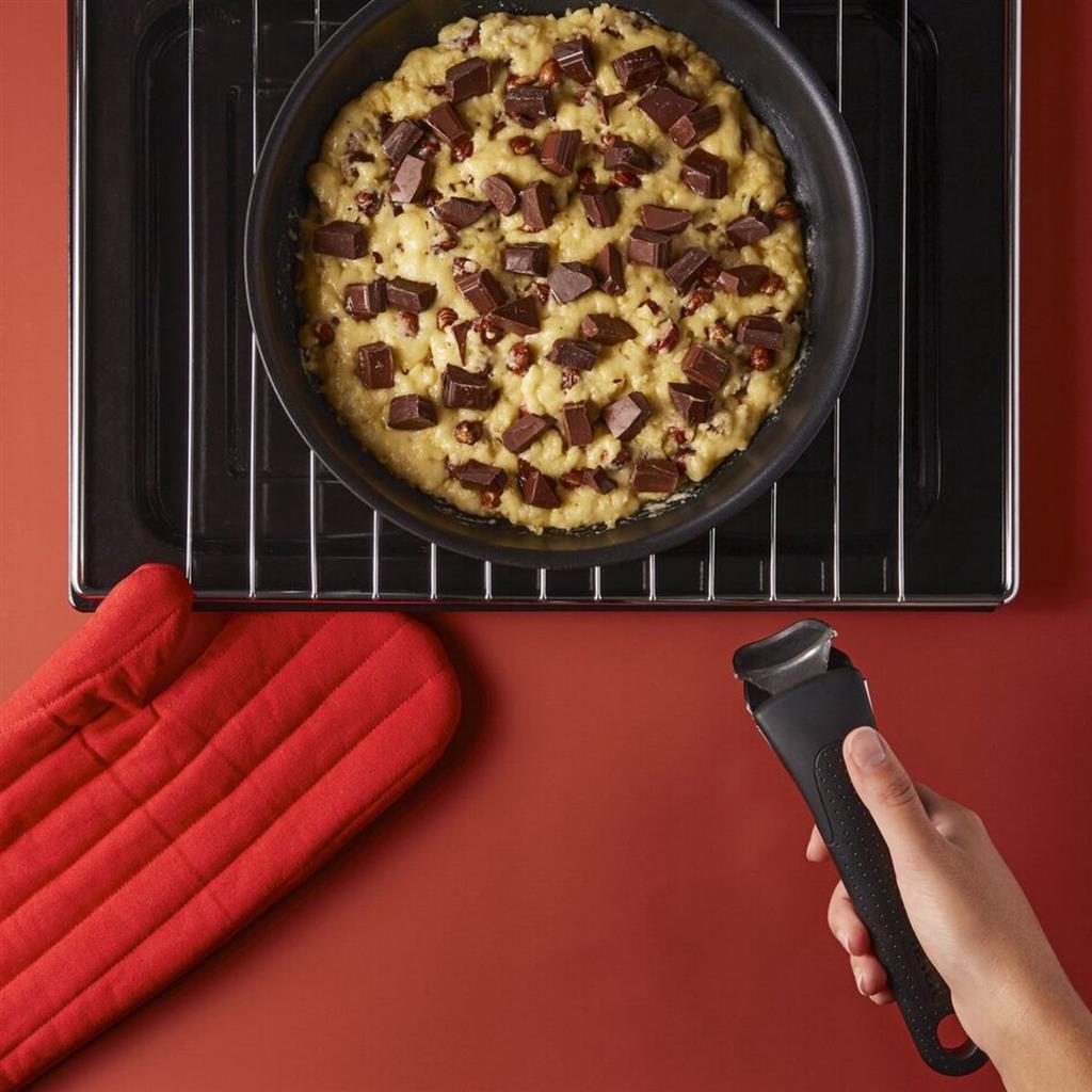 Tefal koekenpan set 3-delig ( 24 28cm + handgreep)